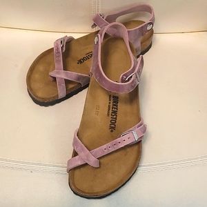 NWOT size 41R 10 Birkenstock Taormina Lavender Blush oiled leather